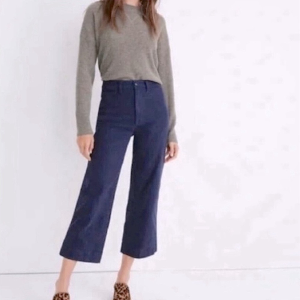 Madewell Slim Emmett Wide-Leg Crop